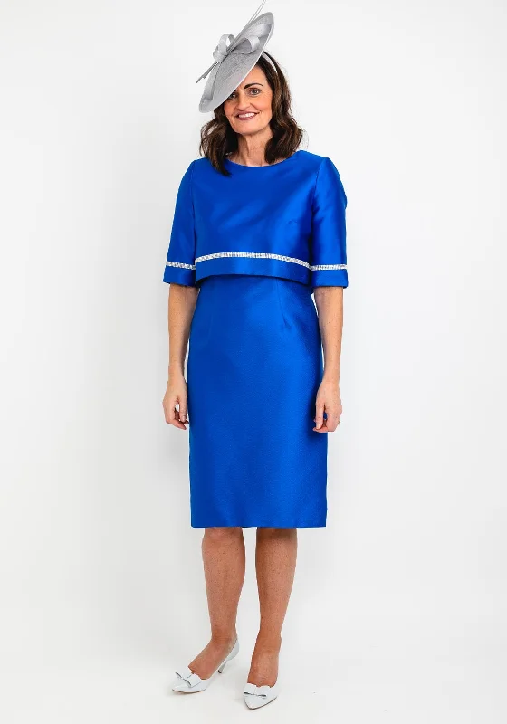 Gabriela Sanchez Metallic Print Embossed Dress & Jacket, Blue Fleece Jacket Down Jacket Feather Jacket Gabriela Sanchez Metallic Print Embossed Dress & Jacket, Blue Fleece Jacket Down Jacket Feather Jacket