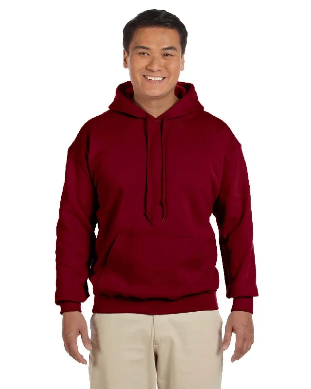 Gildan Lightweight 50/50 Hoodie Sweatshirt | Garnet Hoodie with Hood Adjustable Protection