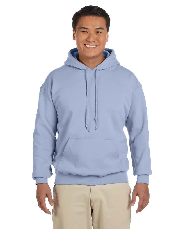Gildan Lightweight 50/50 Hoodie Sweatshirt | Light Blue Hoodie Jacket Zipper Layering