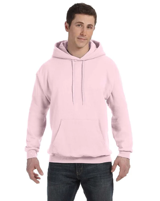 Hanes 50/50 Hoodie Sweatshirt | Pale Pink Hoodie with Pastel Soft Subtle