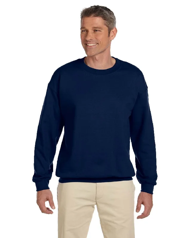 Jerzees SuperSweats 50/50 Crewneck Sweatshirt | J Navy Oversized Hoodie Comfort Casual Jerzees SuperSweats 50/50 Crewneck Sweatshirt | J Navy Oversized Hoodie Comfort Casual