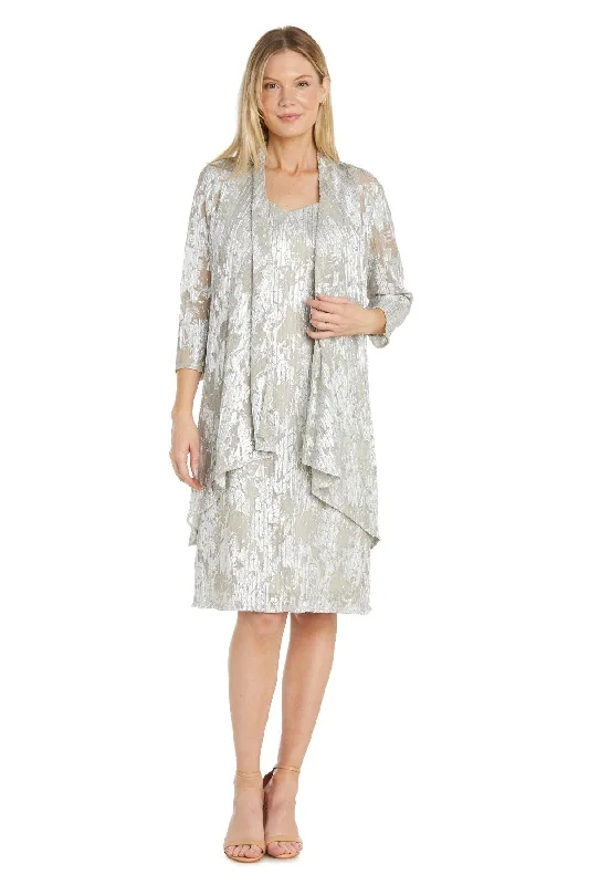 R&M Richards 1180P Short Petite Metallic Printed Jacket Dress Nylon Jacket Polyester Jacket Spandex Jacket R&M Richards 1180P Short Petite Metallic Printed Jacket Dress Nylon Jacket Polyester Jacket Spandex Jacket