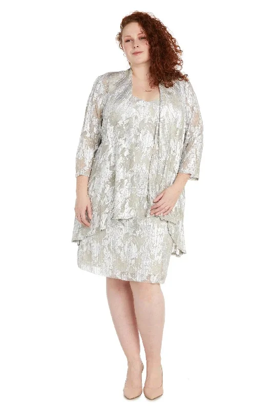 R&M Richards 1180W Plus Size Short Metallic Jacket Dress Rayon Jacket Velvet Jacket Corduroy Jacket R&M Richards 1180W Plus Size Short Metallic Jacket Dress Rayon Jacket Velvet Jacket Corduroy Jacket