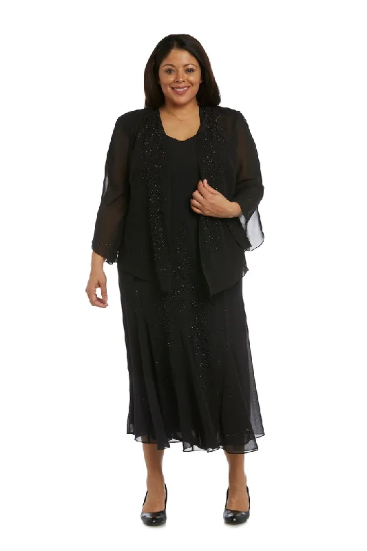 R&M Richards 858260 Plus Size Beaded Jacket Midi Dresses Chenille Jacket Brocade Jacket Lace Jacket R&M Richards 858260 Plus Size Beaded Jacket Midi Dresses Chenille Jacket Brocade Jacket Lace Jacket