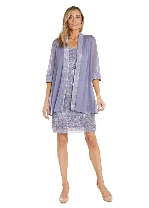 R&M Richards 9256P Short Two Piece Petite Jacket Dress Lace Jacket Ribbed Jacket Sequined Jacket R&M Richards 9256P Short Two Piece Petite Jacket Dress Lace Jacket Ribbed Jacket Sequined Jacket