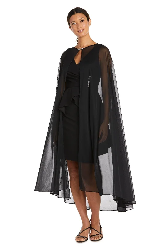 R&M Richards 2664 Chiffon Capei Jacket Sale Front Pockets Side Pockets Patch Pockets R&M Richards 2664 Chiffon Capei Jacket Sale Front Pockets Side Pockets Patch Pockets