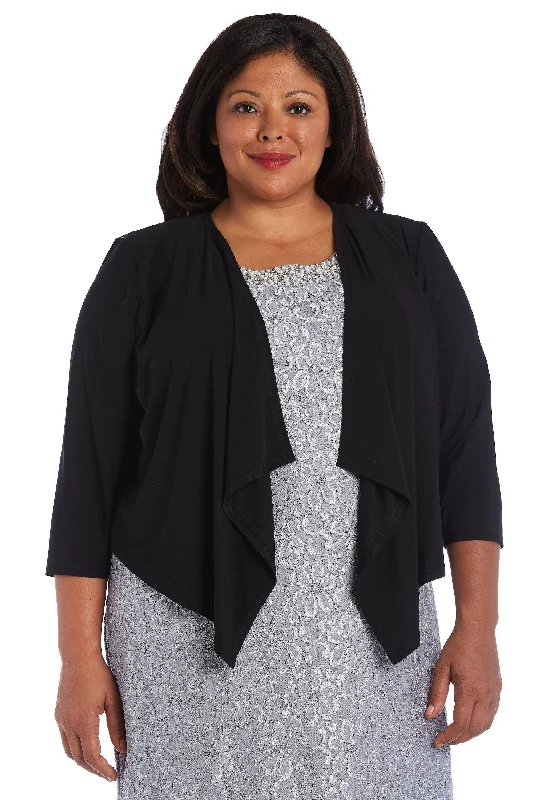 R&M Richards 7894W Long Sleeves Plus Size Open Jacket Sale Chenille Jacket Brocade Jacket Lace Jacket R&M Richards 7894W Long Sleeves Plus Size Open Jacket Sale Chenille Jacket Brocade Jacket Lace Jacket