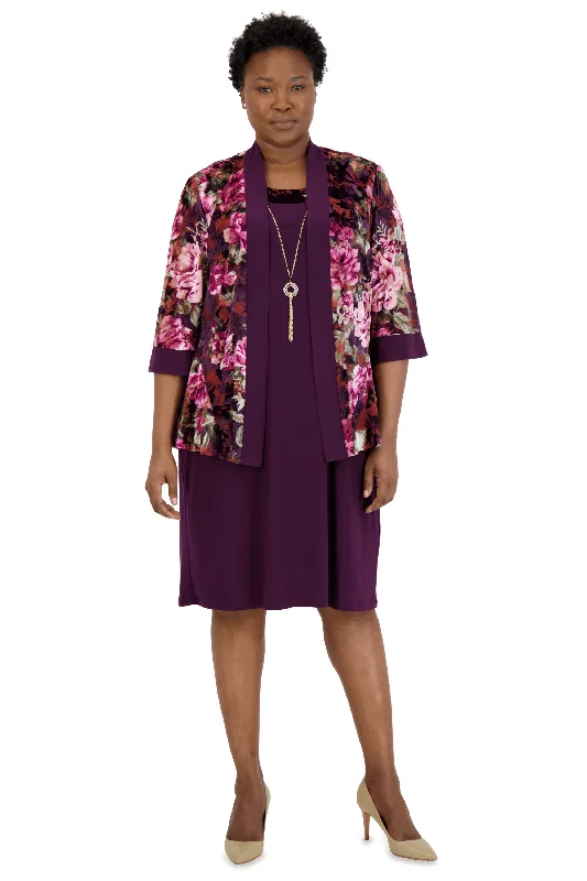 R&M Richards 7679W Short Plus Size Jacket Dress Cotton Jacket Linen Jacket Terry Jacket R&M Richards 7679W Short Plus Size Jacket Dress Cotton Jacket Linen Jacket Terry Jacket