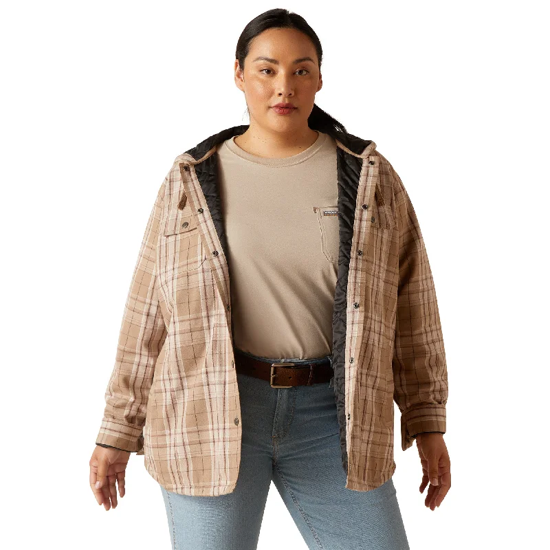 Rebar Flannel Shirt Jacket Welt Pockets Slit Pockets Flap Pockets