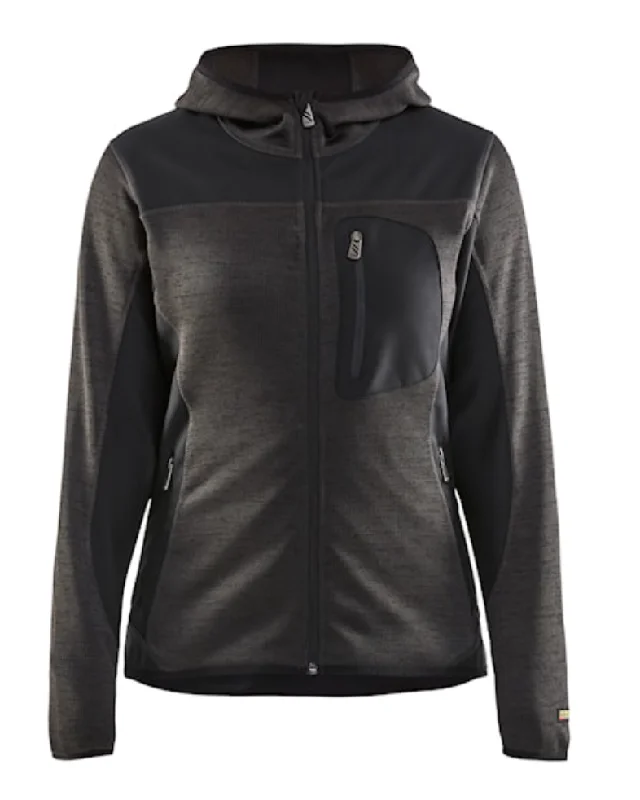 Women's Blaklader Knitted Jacket Print Jacket Jacquard Jacket Patchwork Jacket