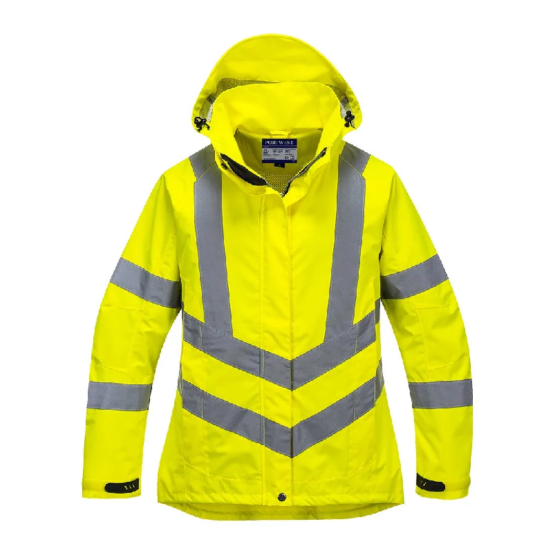 WOMEN'S HI-VIS BREATHABLE JACKET Herringbone Jacket Checkered Jacket Solid Jacket