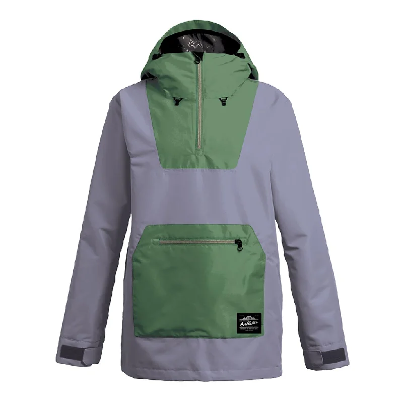 Airblaster 2023 Womens Freedom Pullover - Lavender/Lichen Fitted Ribbed Sweater