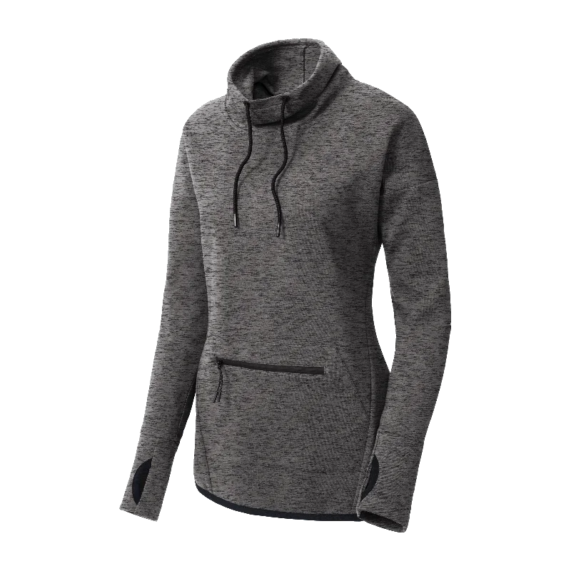 B2013 Ladies Triumph Cowl Neck Pullover Cable Knit Chunky