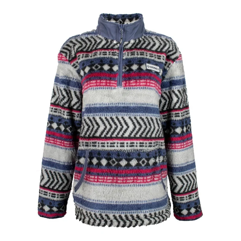 Hooey Women's Fleece Pullover Short Puff Sleeve