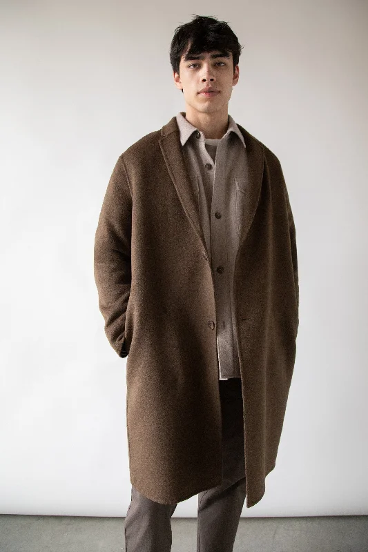 WOOL BLEND COAT Oversized Teddy Coat