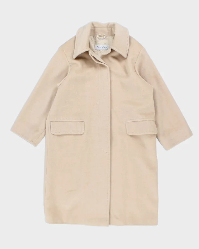 MaxMara Wool/Cashmere Coat - L Luxury Cashmere Wrap