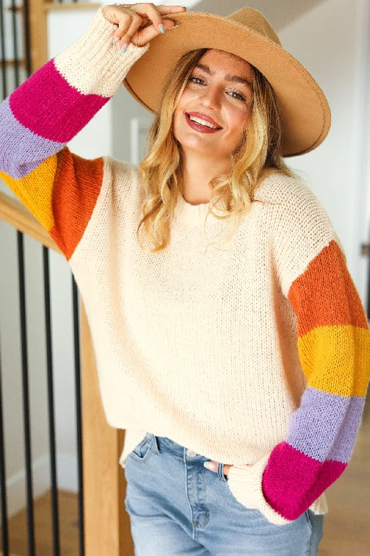 PLUS BUBBLE LONG SLEEVE OVERSIZED PULLOVER SWEATER Textured Knit Design