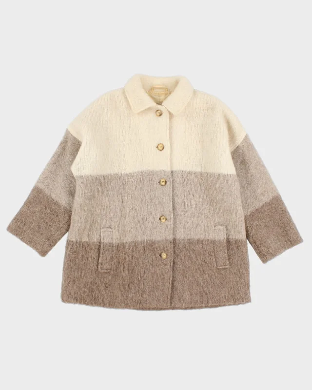 Vintage 70s Hilda Wool Coat - L Soft Flannel Shacket