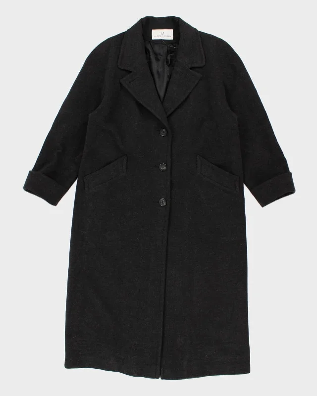 Vintage Alfred Sung Wool/Cashmere Blend Coat - XL Fur-Trimmed Winter Coat