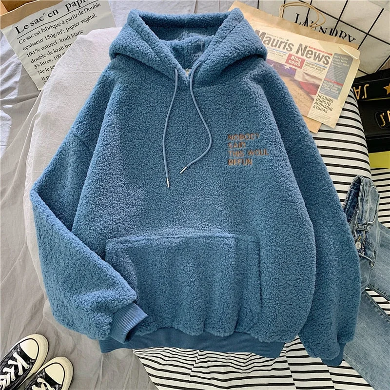 Women Pullover Casual Hoody Fleece Warm Pullover