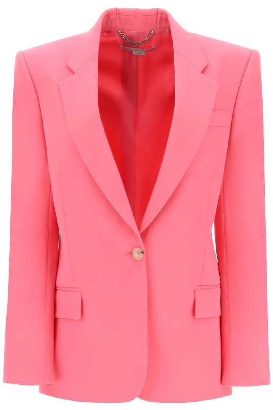Blazer In Responsible Wool  - Fuchsia Women's Luxury Jacket