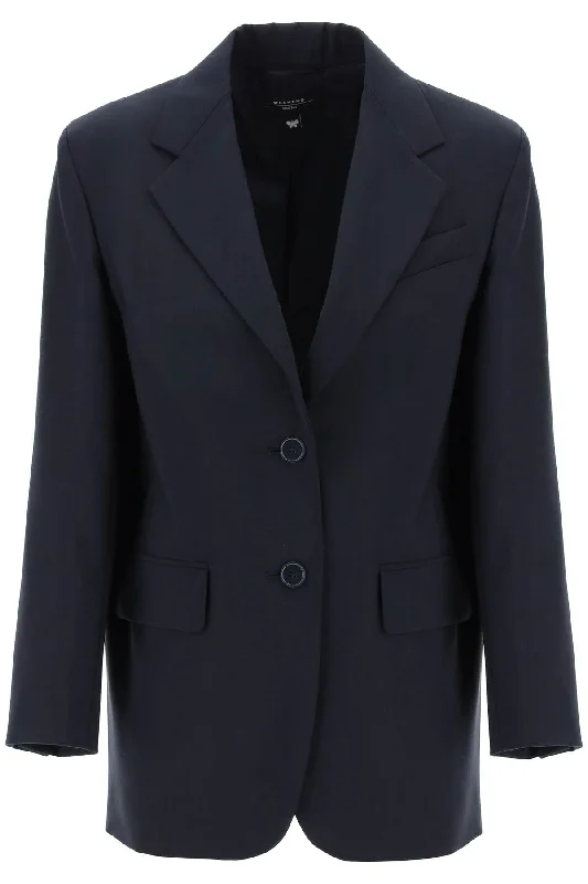 Veber Light Wool Blazer  - Blue Women's High-End Blazer