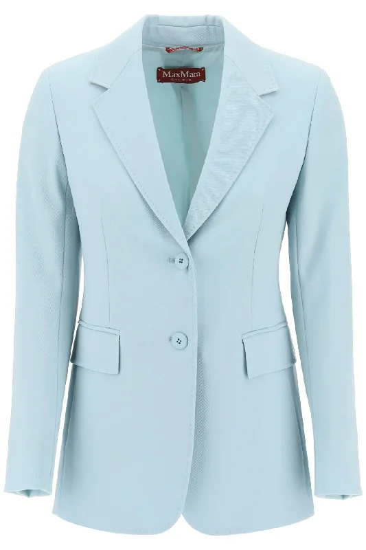 Dingey Single-breasted Blazer  - Light Blue Women's Luxurious Jacket