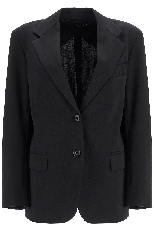 'jersey Milano Blazer  - Black Women's Professional Jacket