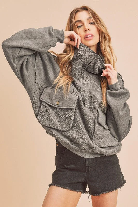 Carter Pullover Notched Neck Pullover