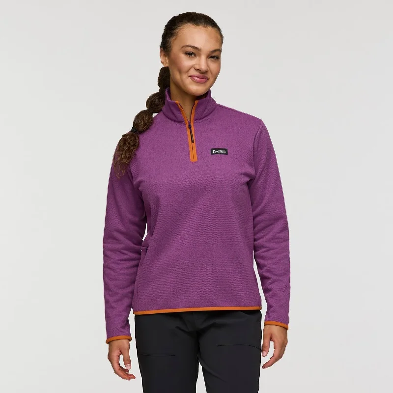 Envo Fleece Quarter-Zip Pullover - Womens Oblong Neck Pullover