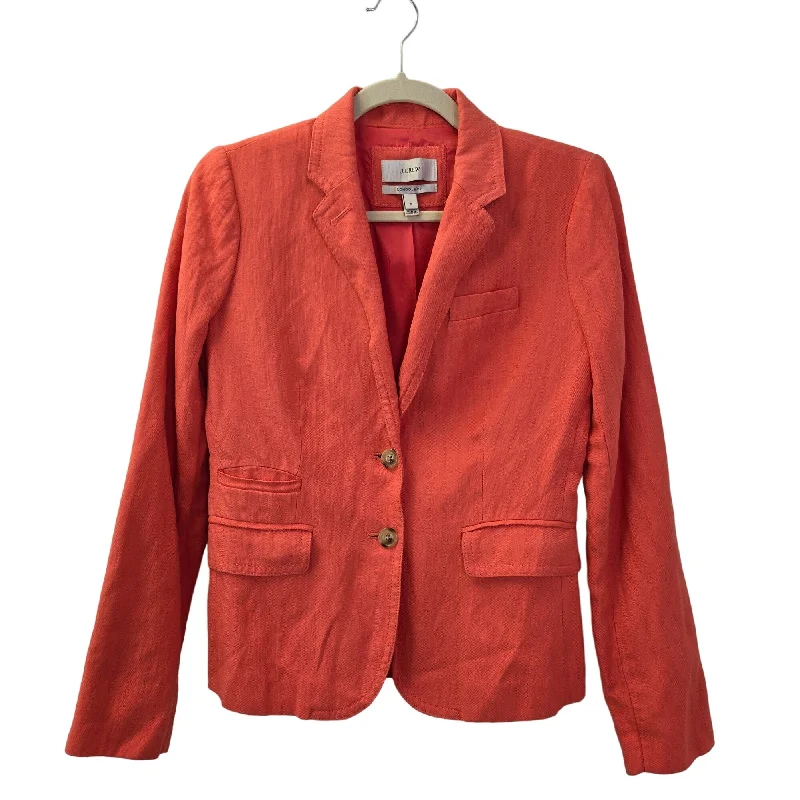 J. Crew Schoolboy Viscose Blend Blazer Size 2 Women's Unique Blazer