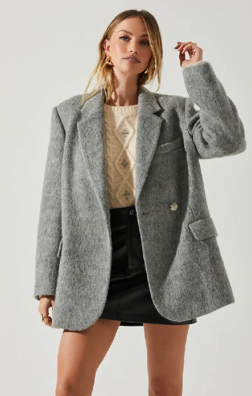 Kindra Wool Blazer Coat Women's Designer Suit