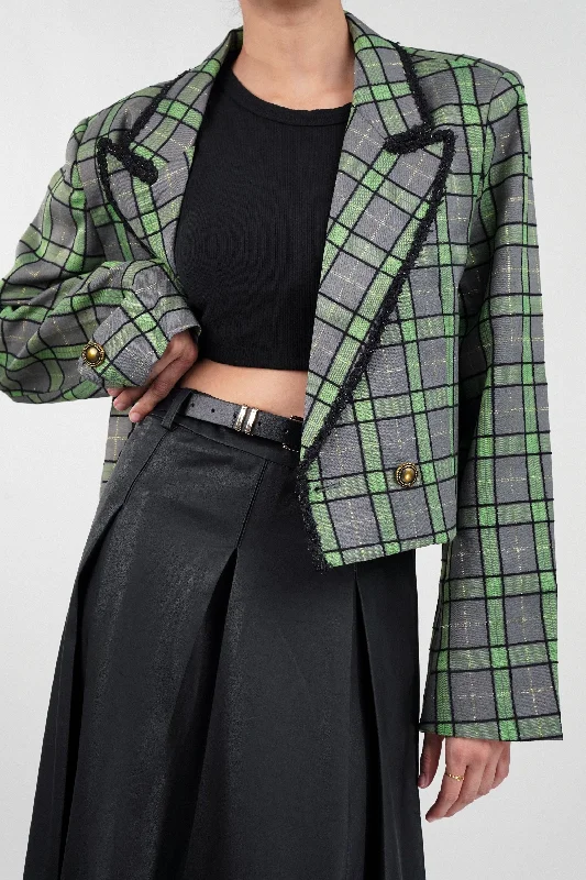 Meadow Cropped Blazer Women's Elegant Suit