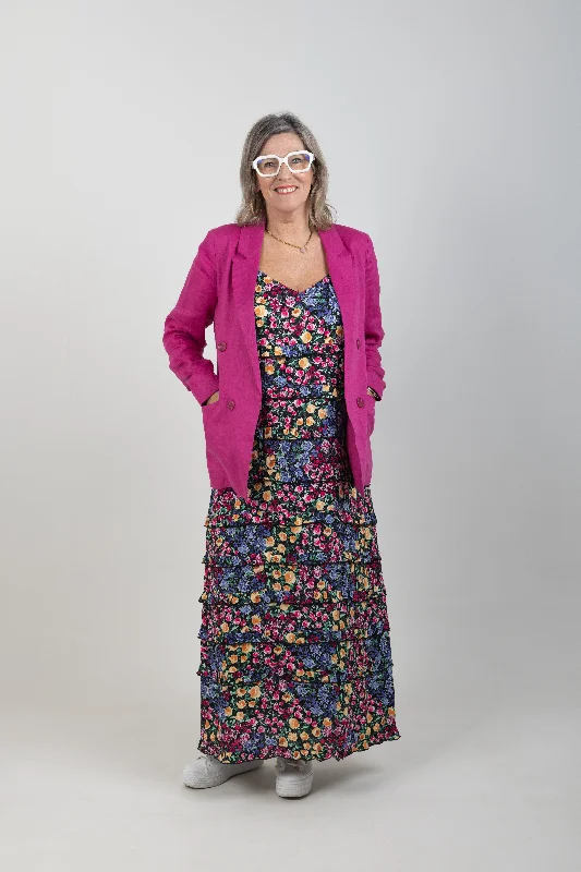 NAMA BLAZER MAGENTA Women's Classic Suit