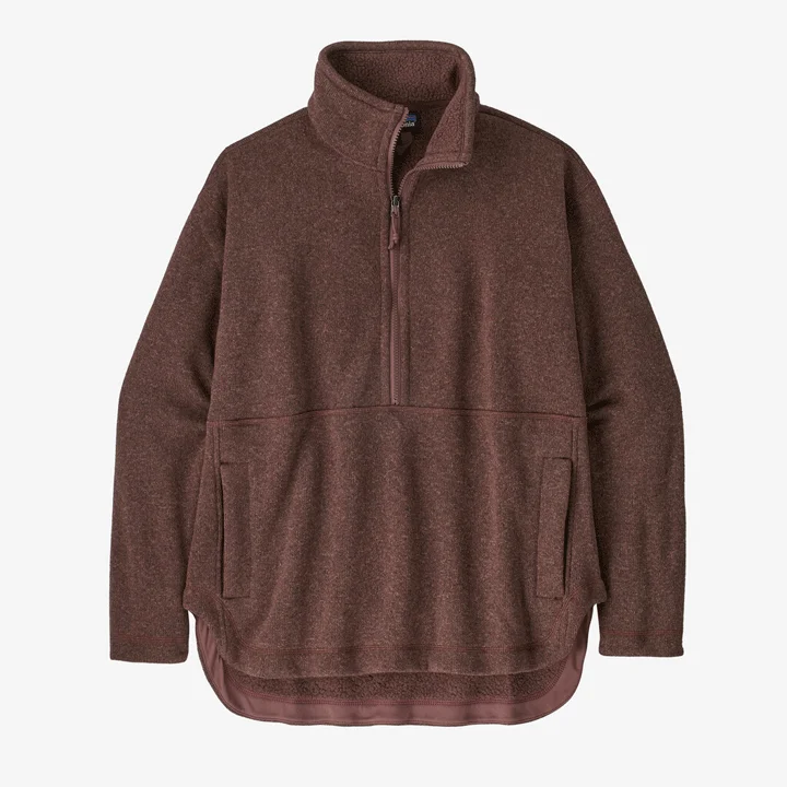 Patagonia Women's Better Sweater Oversized Fleece Pullover Ribbed Crew Neck