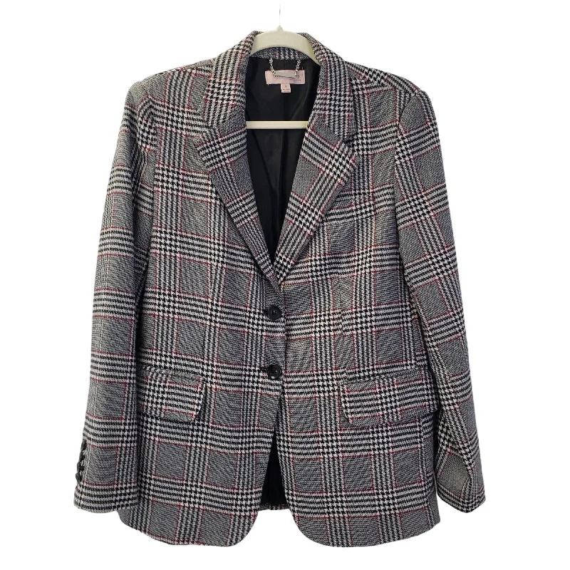 Philosophy Glen Plaid Two Button Blazer Size 6 Women's Boutique Suit