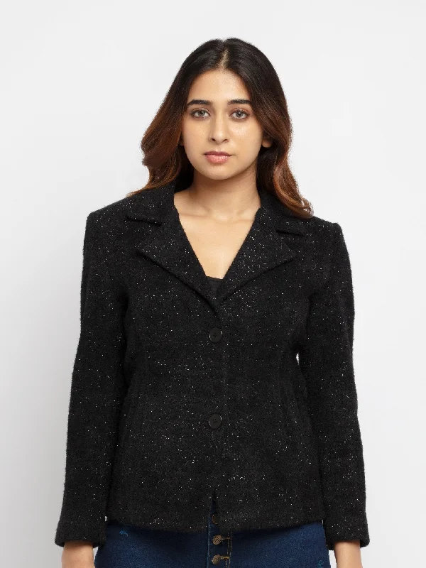 Women's Shimmer Blazer Women's Leather Blazer