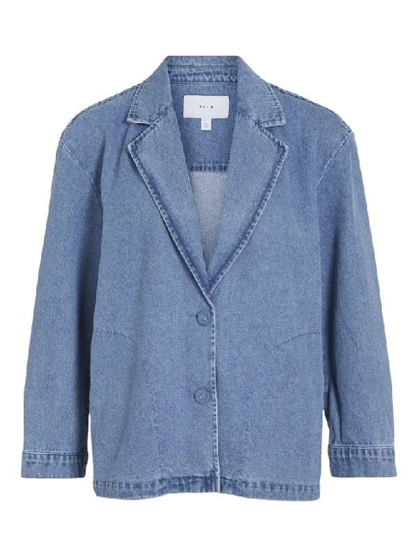 Vila Kiano - Denim blazer Women's Unique Blazer