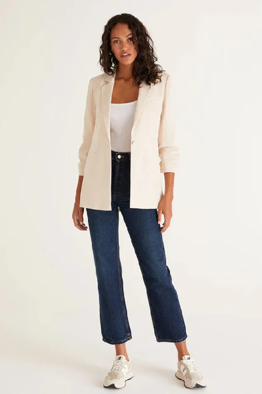 Z Supply Cinema Twill Blazer Women's Denim Suit