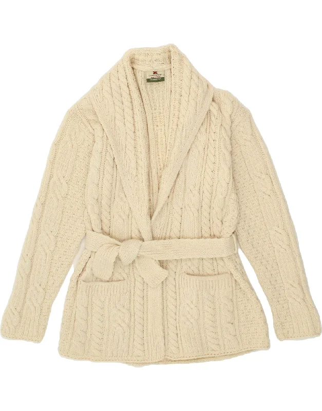 CARRAIG DONN Womens Cardigan Sweater UK 14 Medium Off White Merino Wool Mesh Fabric Canvas Fabric Denim Fabric CARRAIG DONN Womens Cardigan Sweater UK 14 Medium Off White Merino Wool Mesh Fabric Canvas Fabric Denim Fabric
