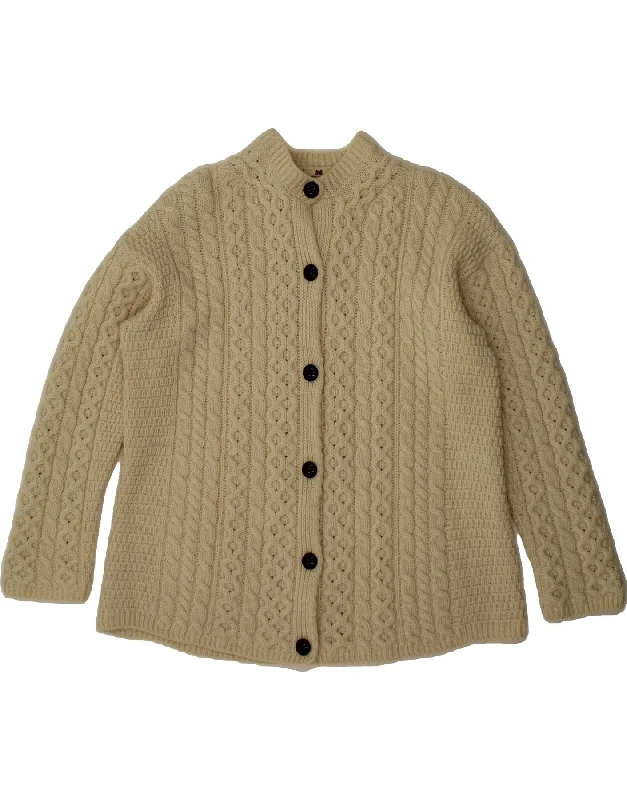 CARRAIG DONN Womens Cardigan Sweater UK 20 2XL Off White New Wool Velvet Chenille Corduroy CARRAIG DONN Womens Cardigan Sweater UK 20 2XL Off White New Wool Velvet Chenille Corduroy