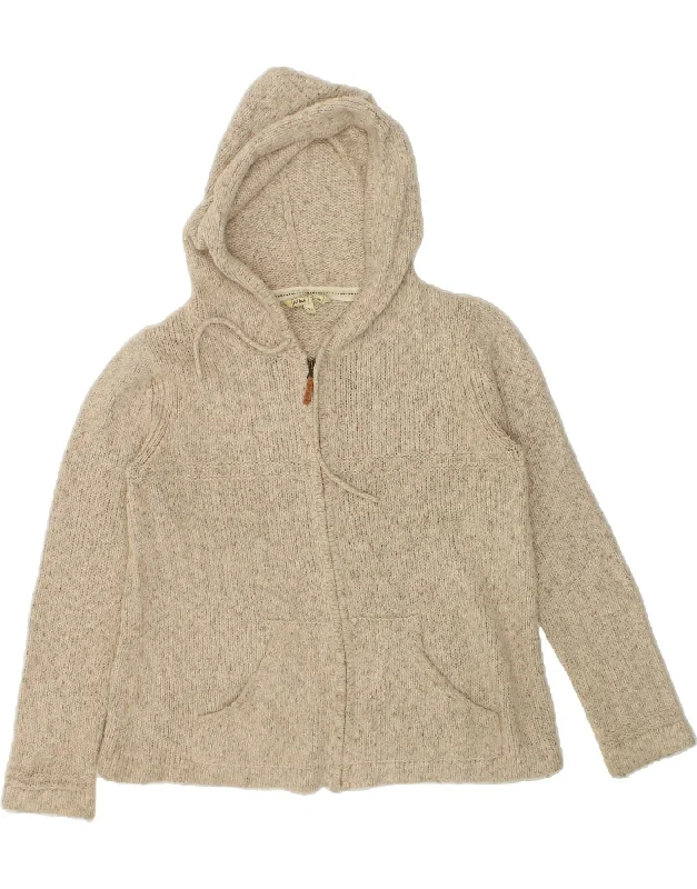 FAT FACE Womens Hooded Cardigan Sweater UK 16 Large Beige Flecked Acrylic Nylon Fabric Polyester Fabric Spandex Fabric FAT FACE Womens Hooded Cardigan Sweater UK 16 Large Beige Flecked Acrylic Nylon Fabric Polyester Fabric Spandex Fabric