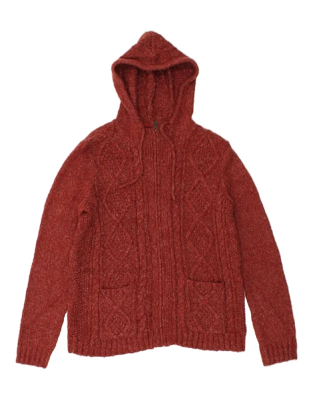 FAT FACE Womens Hooded Cardigan Sweater UK 16 Large Red Acrylic Chenille Fabric Brocade Fabric Lace Fabric FAT FACE Womens Hooded Cardigan Sweater UK 16 Large Red Acrylic Chenille Fabric Brocade Fabric Lace Fabric