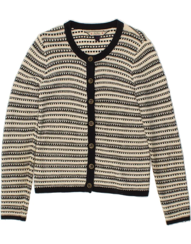 JACK MURPHY Womens Cardigan Sweater UK 10 Small Black Striped Anti-Pilling Anti-Shrink Durable JACK MURPHY Womens Cardigan Sweater UK 10 Small Black Striped Anti-Pilling Anti-Shrink Durable