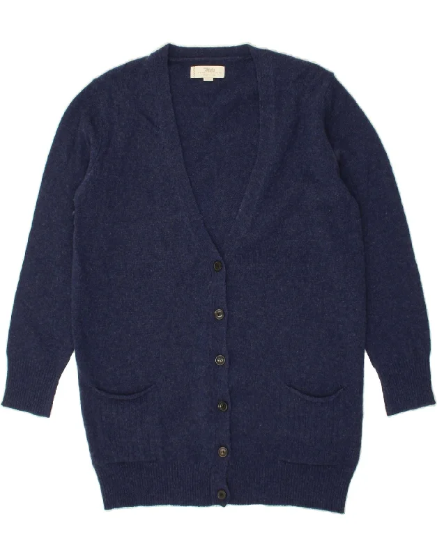 MARLBORO CLASSICS Womens Cardigan Sweater UK 16 Large Navy Blue Boxy Cardigan Fitted Cardigan A-Line MARLBORO CLASSICS Womens Cardigan Sweater UK 16 Large Navy Blue Boxy Cardigan Fitted Cardigan A-Line