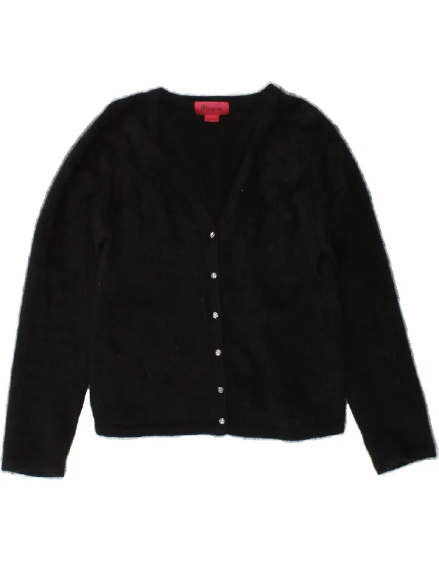 MONSOON Womens Cardigan Sweater UK 18 XL Black Angora Button Cardigan Zip Cardigan Pullover Cardigan MONSOON Womens Cardigan Sweater UK 18 XL Black Angora Button Cardigan Zip Cardigan Pullover Cardigan