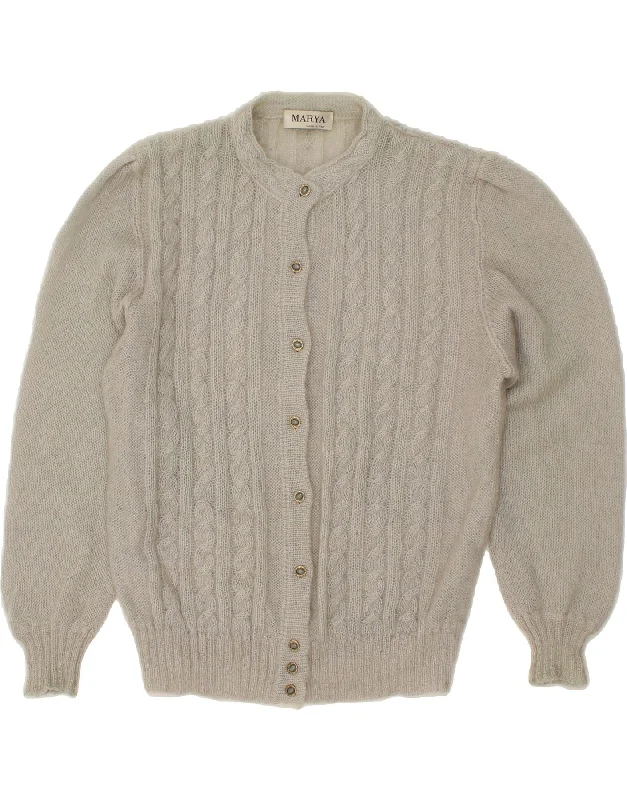 VINTAGE Womens Cardigan Sweater IT 46 Large Grey Mohair Wool Cardigan Cotton Cardigan Cashmere Cardigan VINTAGE Womens Cardigan Sweater IT 46 Large Grey Mohair Wool Cardigan Cotton Cardigan Cashmere Cardigan